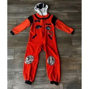 Kids Cat Jack Orange Space Astronaut Pajama Costume Sleepwear‎ Size S 6 7